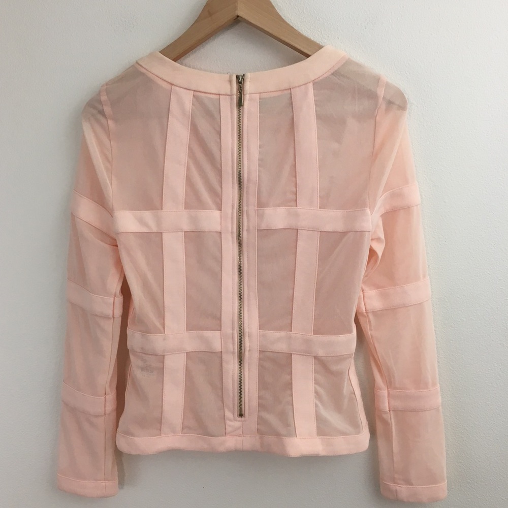Long Sleeve Peach Top - Picture 7 of 9